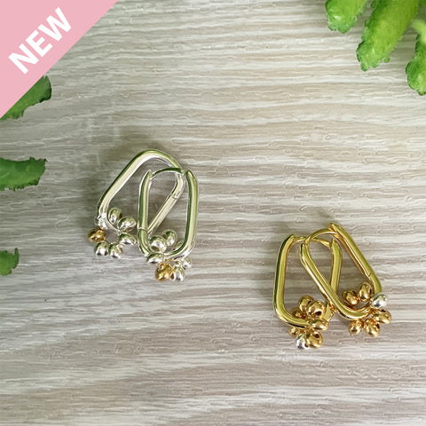 Adeline Beaded Ring Earrings
