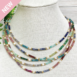 Eliana Semi Precious and Pearl Necklace