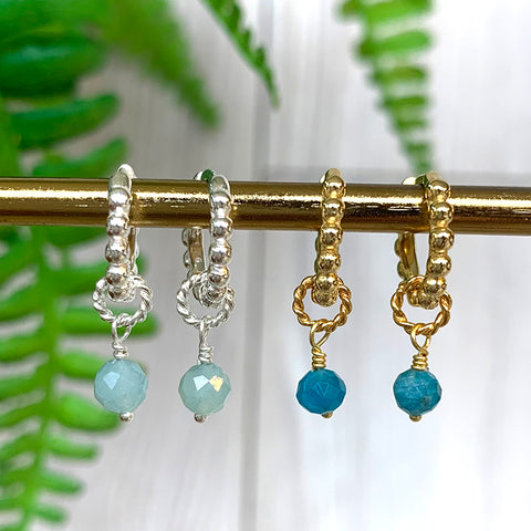 Helena Semi Precious Drop Earrings