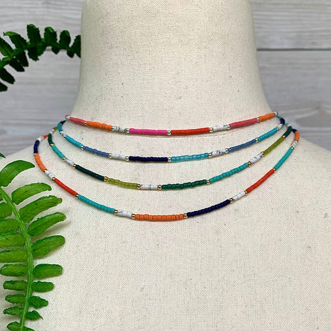 Isla Beaded  Necklace