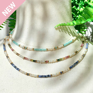 Meena Semi Precious and Pearl Necklace
