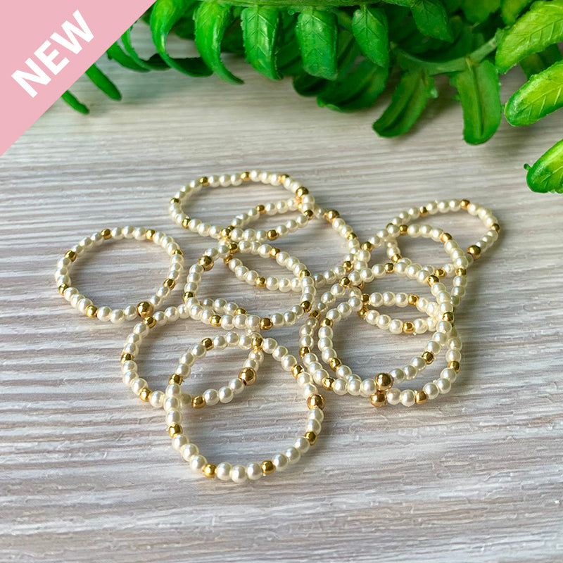 Sage Elasticated Ring