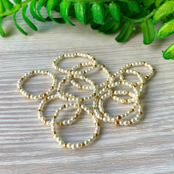Sage Elasticated Ring