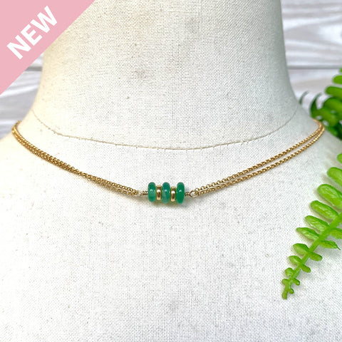 Trinity Semi Precious Necklace