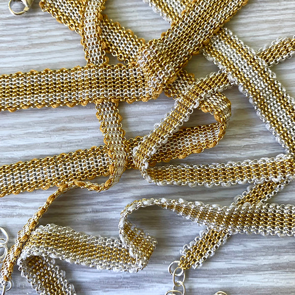 Evangelina Handwoven Chain Bracelets