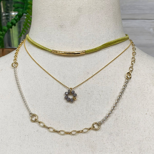 Jada Velvet Adjustable Necklace