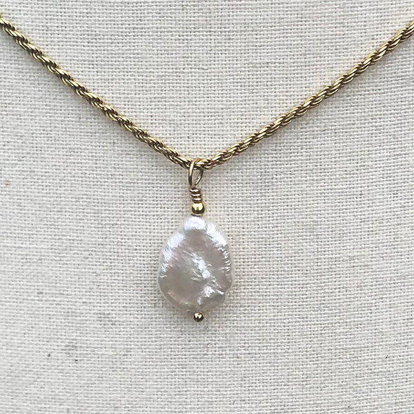Keshi Pearl Pendant