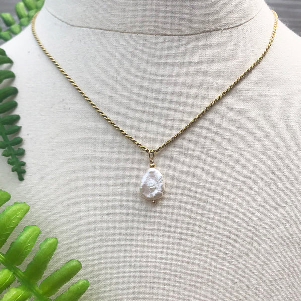Keshi Pearl Pendant