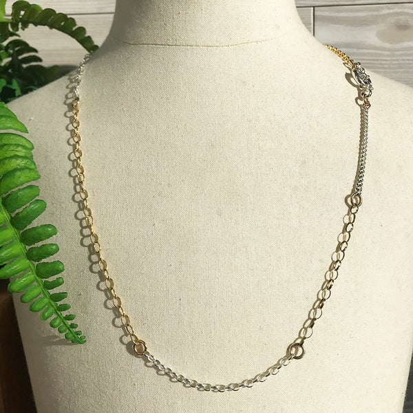 Lulu Long Mixed Chain Necklace
