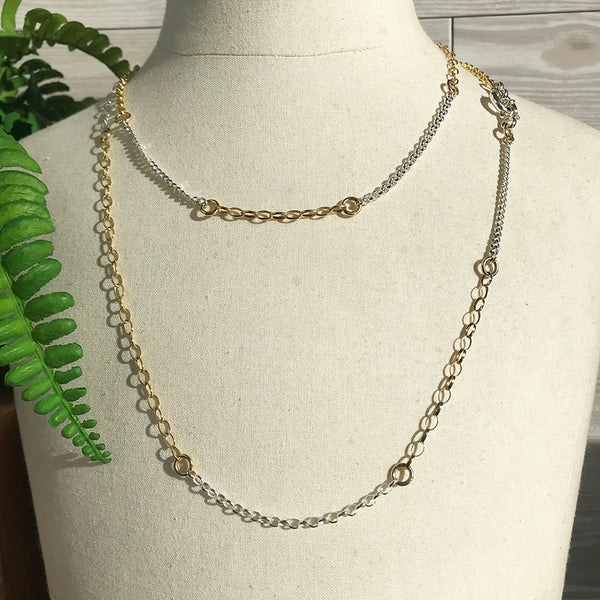 Lulu Short Mixed Chain Necklace