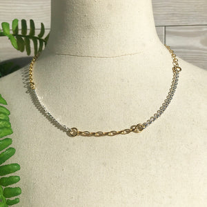 Lulu Short Mixed Chain Necklace