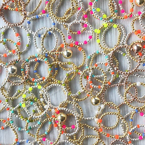 Saskia Elasticated Colour Ring