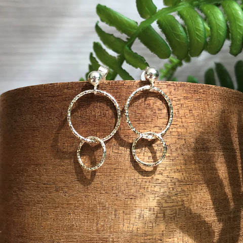 Florence Double Hoop Earrings